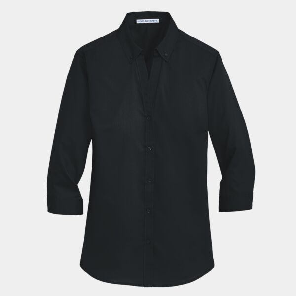 Women's 3/4 Sleeve SuperPro Twill Shirt Thumbnail